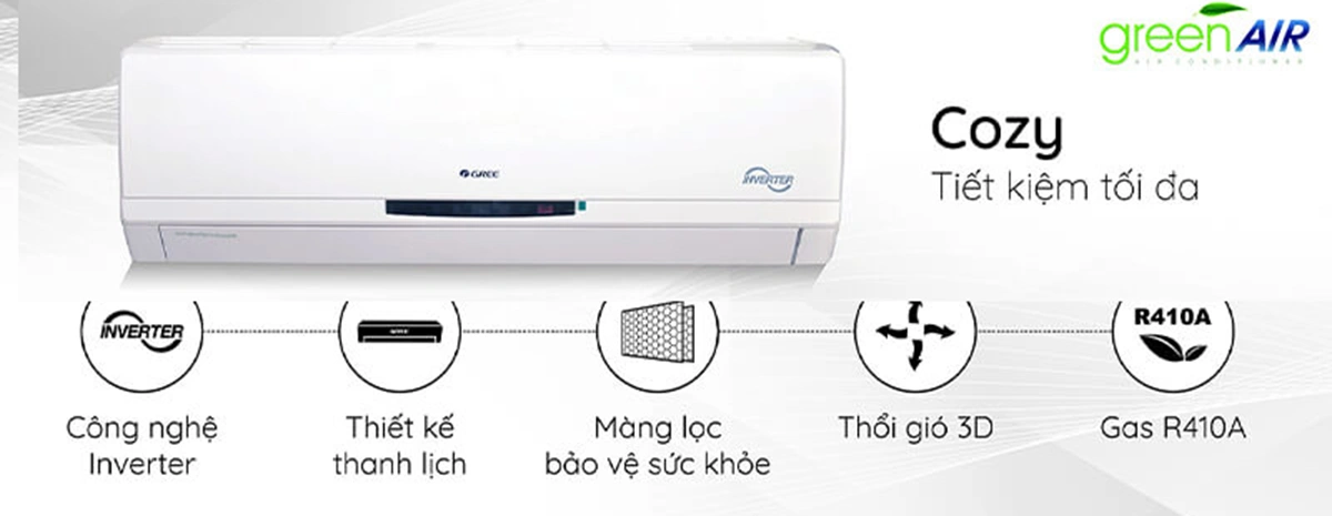 Máy Lạnh Gree 1 Chiều