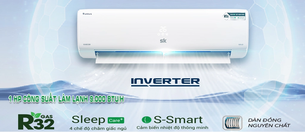Máy Lạnh 1 HP Inverter