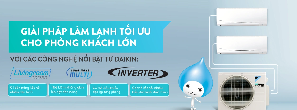 Máy Lạnh Dùng Nhiều Cục Lạnh