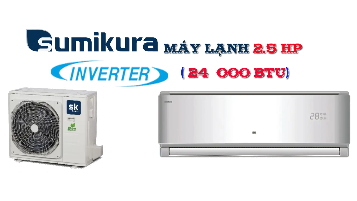 Lắp Máy Lạnh Sumikura 2.5 HP Giá Rẻ