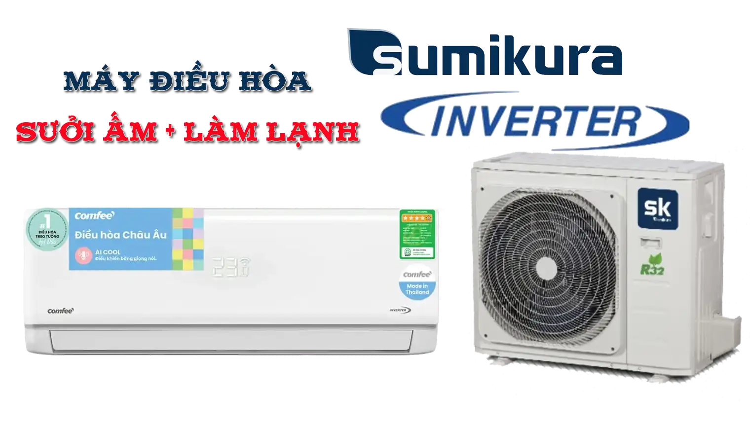 Lắp Máy Lạnh Sumikura 2 Chiều Giá Rẻ