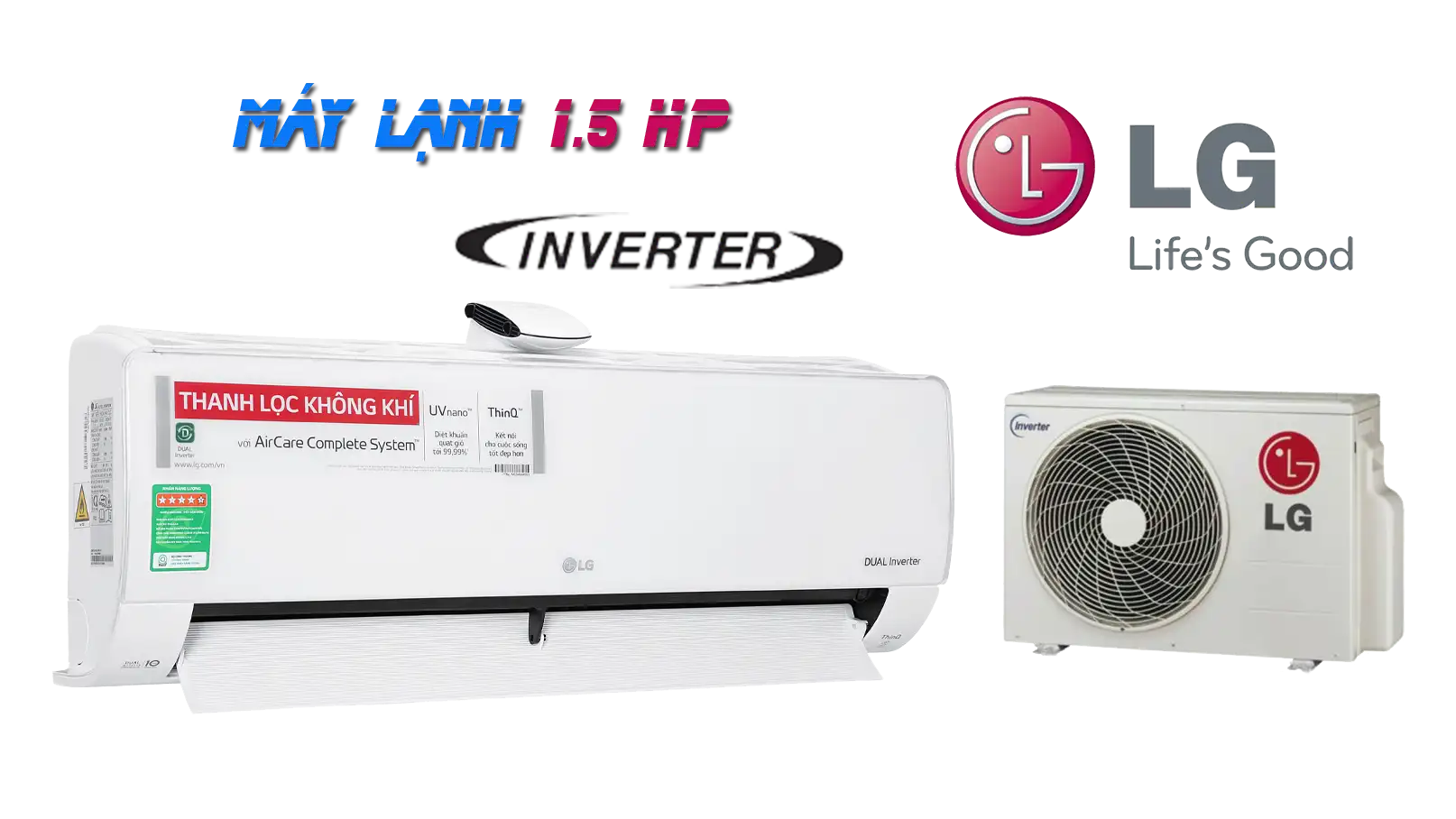 Lắp Máy Lạnh 1.5 HP LG giá rẻ