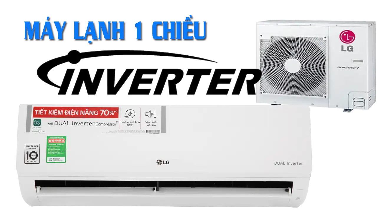 Lắp Máy Lạnh 1 Chiều LG giá rẻ