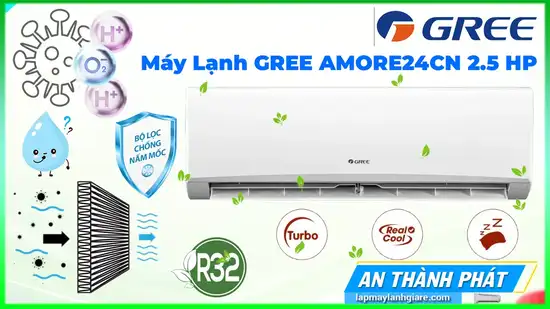 Máy Lạnh GREE AMORE24CN 2.5 HP