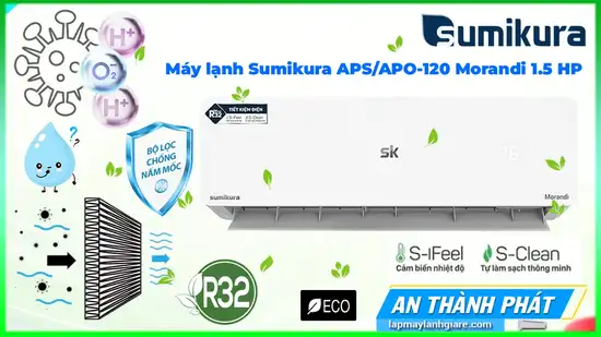 Máy lạnh Sumikura APS/APO-120 Morandi 1.5 HP