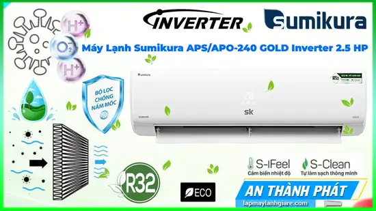 Máy lạnh Sumikura APS/APO-240 GOLD 2.5 HP,APS/APO-240 GOLD,may lanh APS/APO-240 GOLD,may lanh APS/APO-240 GOLD,mua APS/APO-240 GOLD,ban APS/APO-240 GOLD,may lanh APS/APO-240 GOLD,dieu hoa APS/APO-240 GOLD,dieu hoa APS/APO-240 GOLD,dieu hoa APS/APO-240 GOLD,máy điều hòa Sumikura inverter APS/APO-240 GOLD,Máy Lạnh Sumikura APS/APO-240 GOLD Inverter 2.5 HP 

