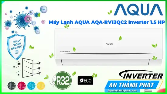Máy Lạnh AQUA AQA-RV13QC2 Inverter 1.5 HP