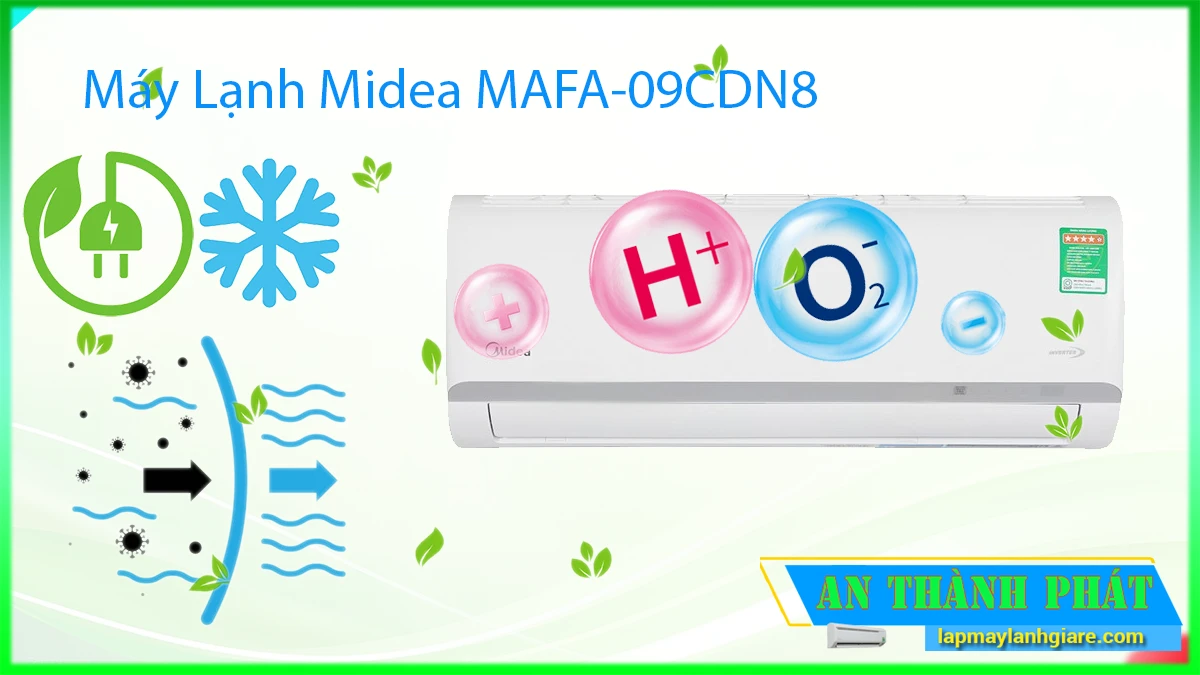 Máy lạnh Midea Inverter 1 HP MAFA-09CDN8
