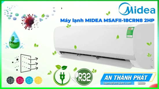 Máy lạnh MIDEA MSAFII-18CRN8 2HP