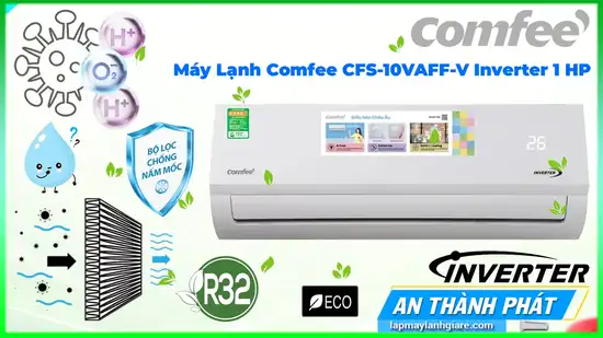 Máy Lạnh Comfee CFS-10VAFF-V Inverter 1 HP
