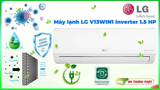 Máy lạnh LG V13WIN1 Inverter 1.5 HP