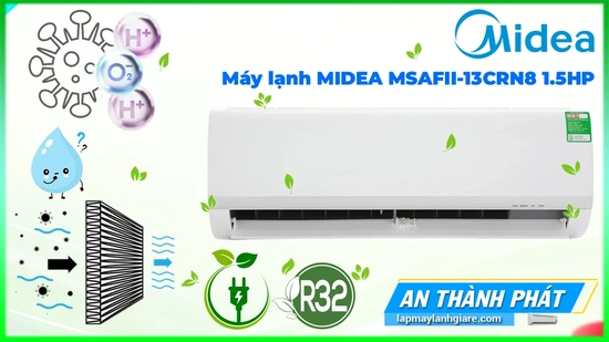 Máy lạnh MIDEA MSAFII-13CRN8 1.5HP