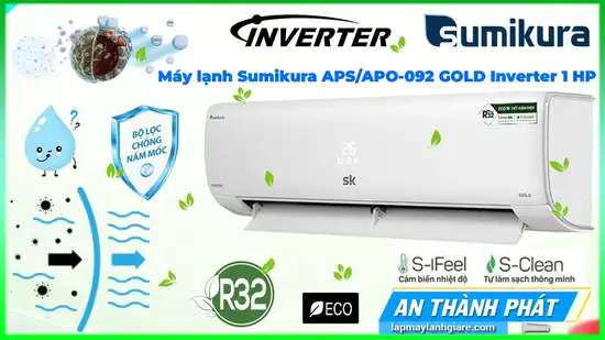 Máy lạnh Sumikura APS/APO-092 GOLD Inverter 1 HP