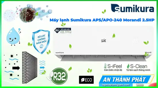 Máy lạnh Sumikura APS/APO-240 Morandi 2.5HP