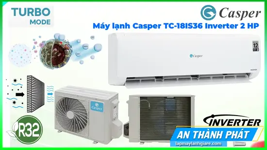 Máy lạnh Casper TC-18IS36 Inverter 2 HP