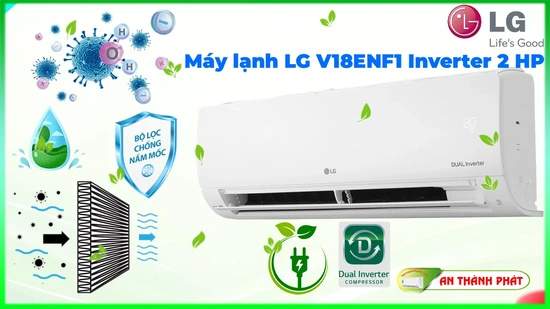 Máy lạnh LG V18ENF1 Inverter 2 HP,V18ENF1,may lanh V18ENF1,may lanh V18ENF1,mua V18ENF1,ban V18ENF1,may lanh V18ENF1,dieu hoa V18ENF1,dieu hoa V18ENF1,dieu hoa V18ENF1,máy điều hòa LG inverter V18ENF1,LG V18ENF1
