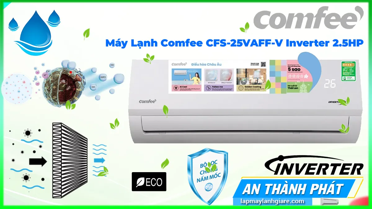 Máy Lạnh Comfee CFS-25VAFF-V Inverter 2.5HP