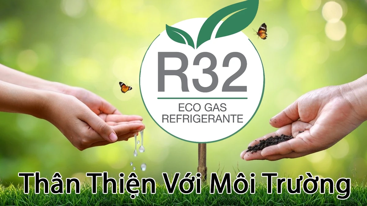 sử dụng gas R32 thân thiện với môi trường CS-N24ZKH-8