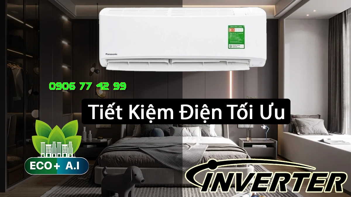 inverter tiết kiệm điện, eco CU/CS-RU24AKH-8