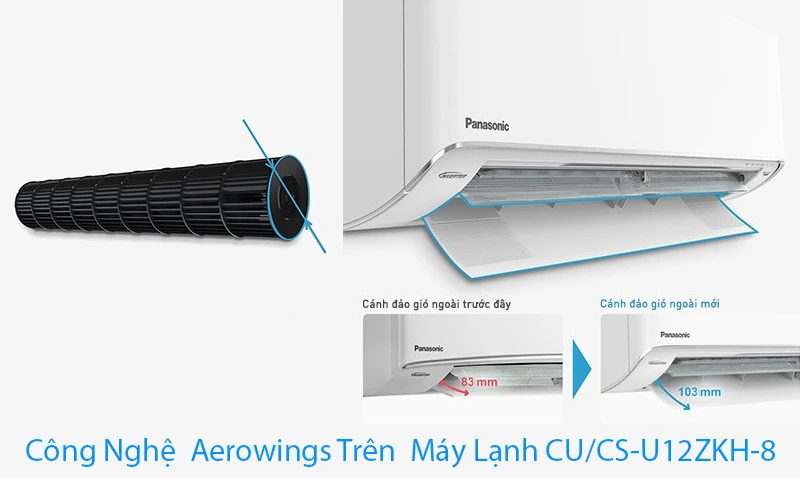 dảo gió aerowings cực kì ấn tượng CU/CS-U12ZKH-8
