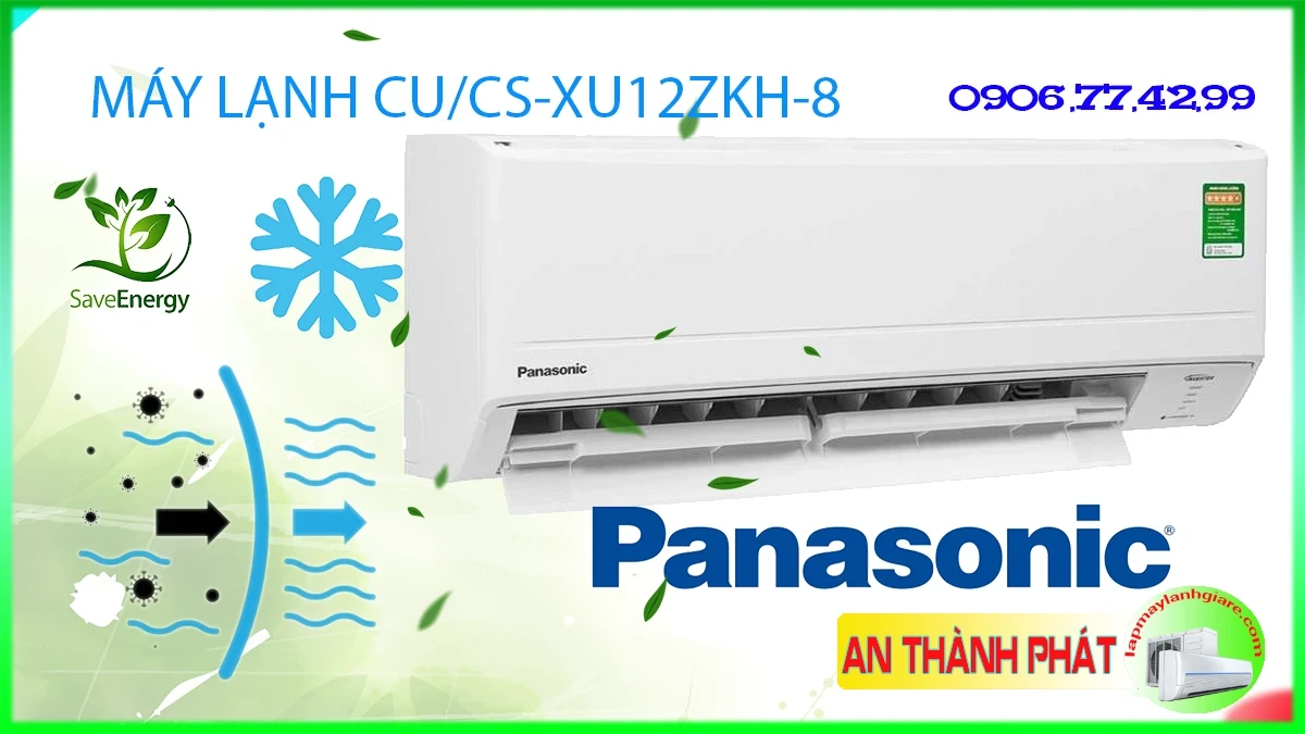 giới thiệu máy lạnh 1.5HP panasonic CU/CS-RU9AKH-8