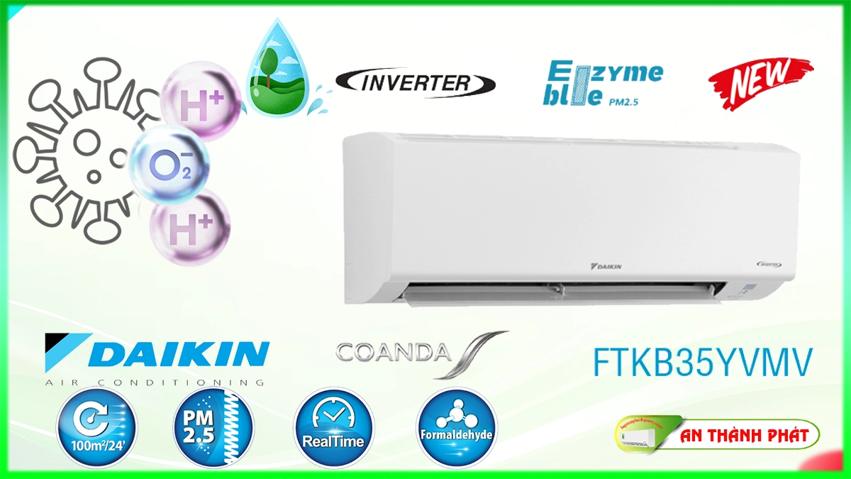 máy lạnh Daikin 12000 BTU inverter 1 chiều FTKB35YVMV