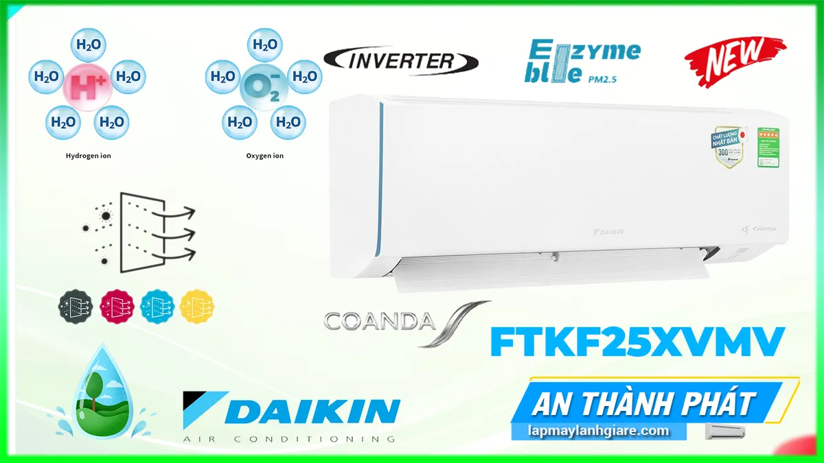 
Máy lạnh Daikin FTKF25XVMV Inverter 1 HP là sự lựa chọn lý tưởng cho không gian nhỏ, dưới 15m². Với công nghệ Inverter tiên tiến, sản phẩm không chỉ giúp tiết kiệm điện mà còn mang lại hiệu quả làm lạnh nhanh chóng và ổn định.


