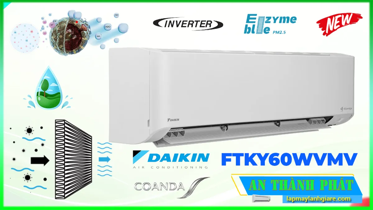 Máy lạnh Daikin FTKY60WVMV Inverter 2.5 HP 