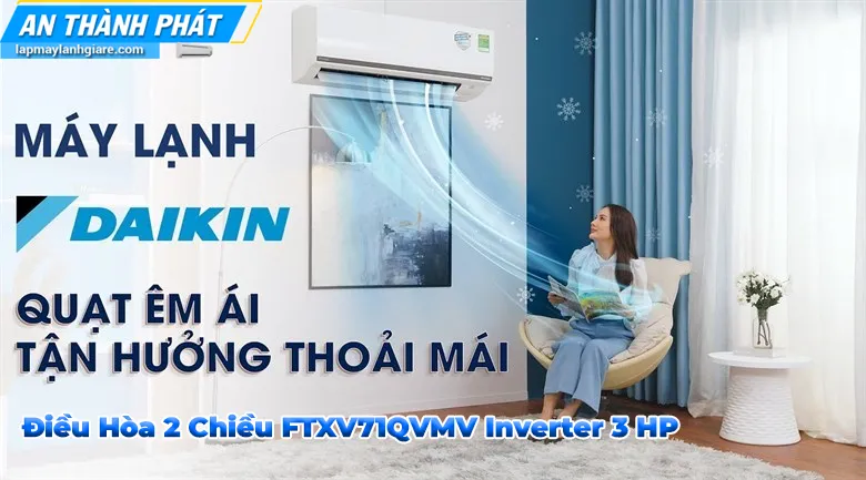 Điều Hòa 2 Chiều Daikin FTXV71QVMV Inverter 3 HP