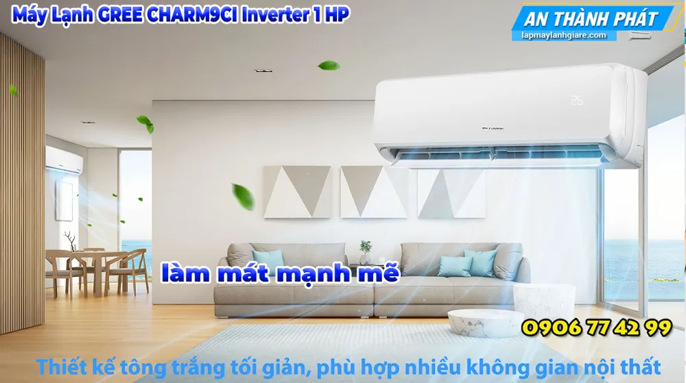 Máy Lạnh GREE CHARM9CI Inverter 1 HP