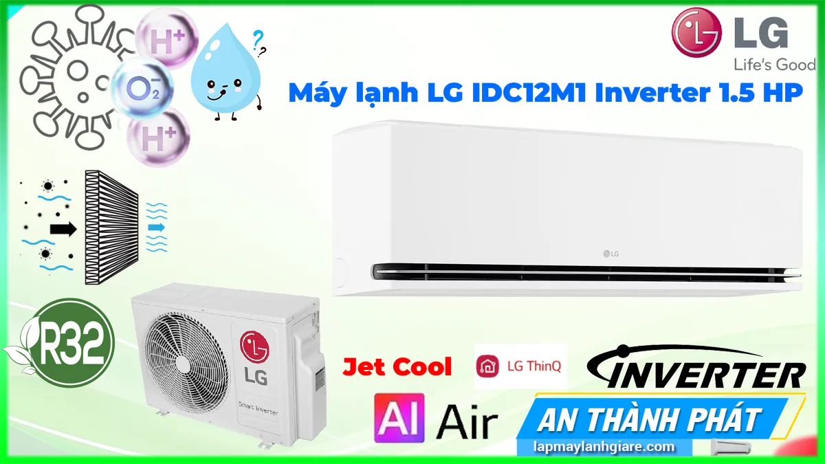 Máy lạnh LG IDC12M1 Inverter 1.5 HP