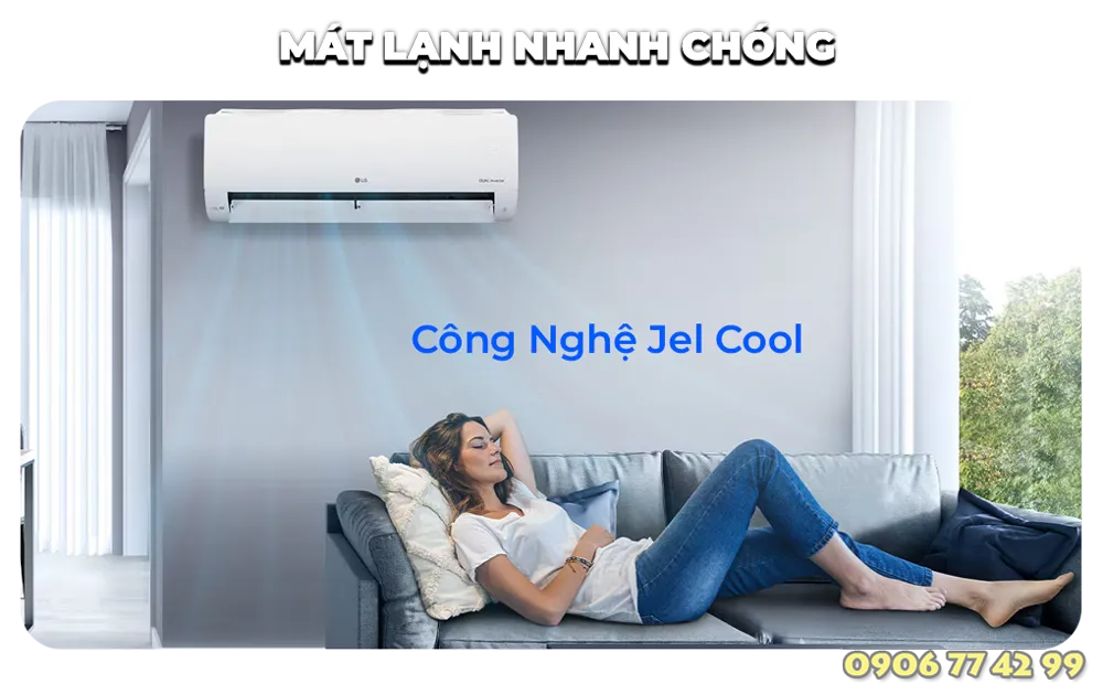 Công nghệ Jel cool mát lạnh nhanh chóng