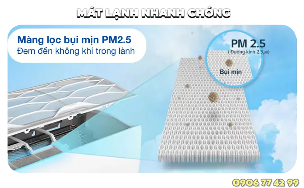 tấm lọc bui mịn thông minh