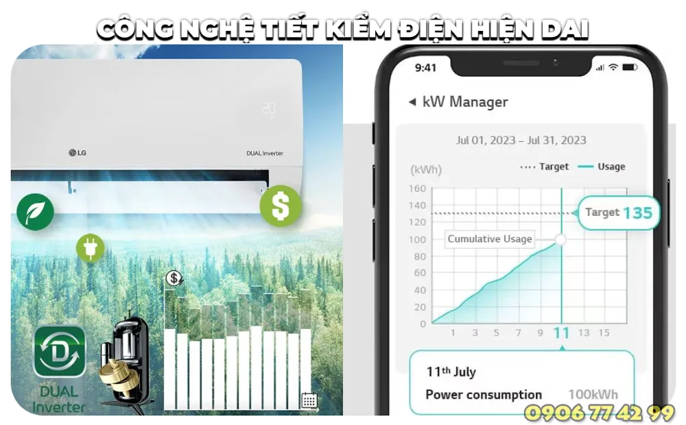 công nghệ tiết kiệm điện hiện đại