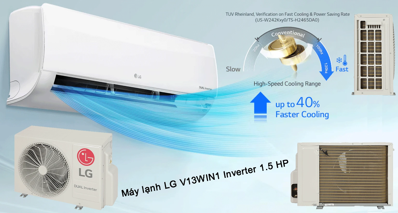 Lg máy lạnh giá rẻ LG-V13WIN-1 bạn nên sử dụng