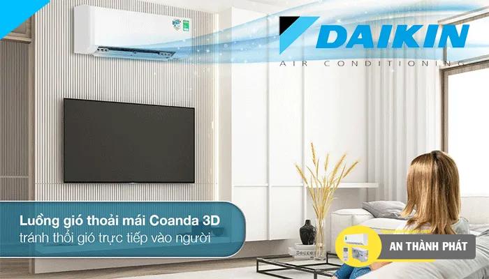 Máy Lạnh Daikin FTKF35XVMV công nghệ luồn gió coada thông minh 
