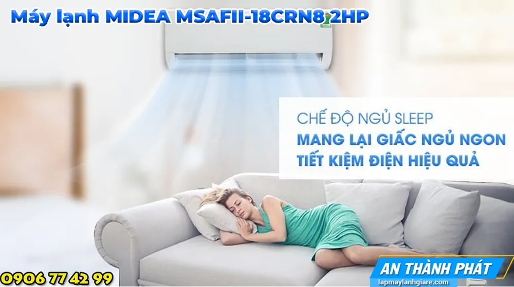 Máy lạnh MIDEA MSAFII-24CRN8 2.5HP