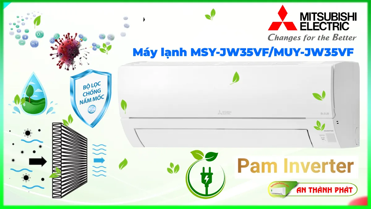 Máy lạnh Mitsubishi Electric MSY-JW35VF Inverter 1.5 HP
