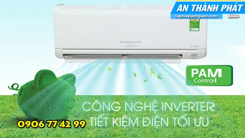 Máy lạnh Mitsubishi Electric MSY-JW50VF Inverter 2 HP cong nghe tiet kien dien
