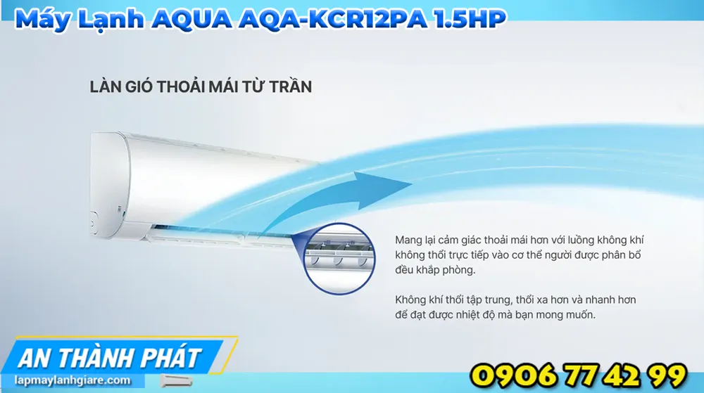Máy Lạnh AQUA AQA-KCR12PA 1.5HP
