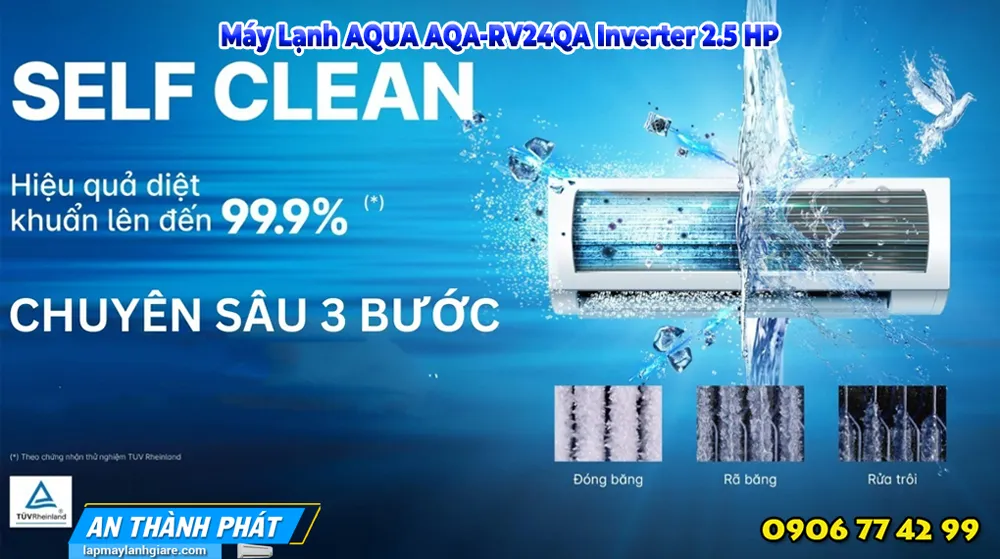 Máy Lạnh AQUA AQA-RV24QA Inverter 2.5 HP