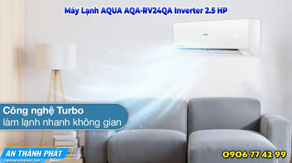 Máy Lạnh AQUA AQA-RV24QA Inverter 2.5 HP
