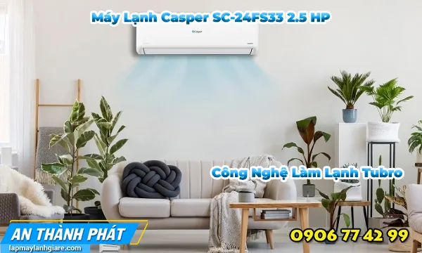 Máy Lạnh Casper SC-24FS33 2.5 HP
