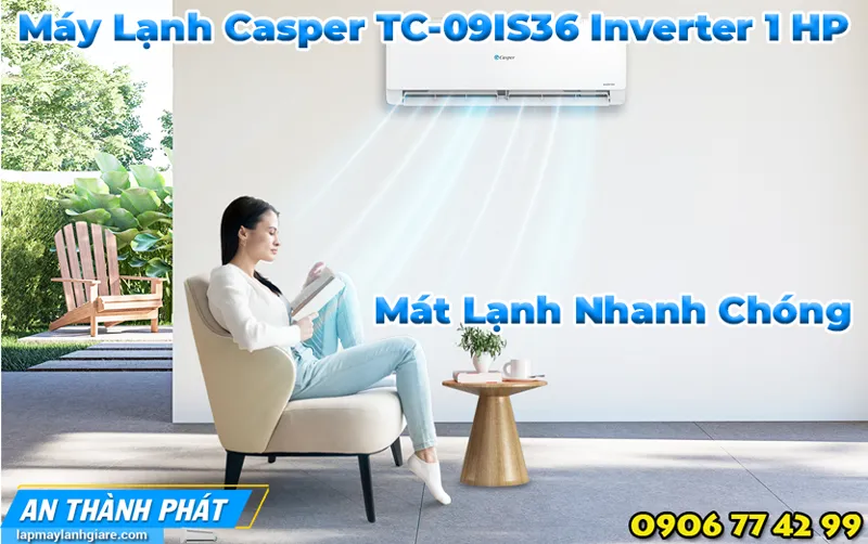 Máy Lạnh Casper TC-09IS36 Inverter 1 HP
