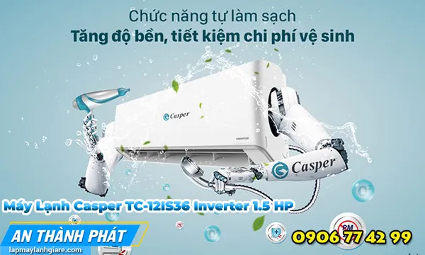 Máy Lạnh Casper TC-12IS36 Inverter 1.5 HP