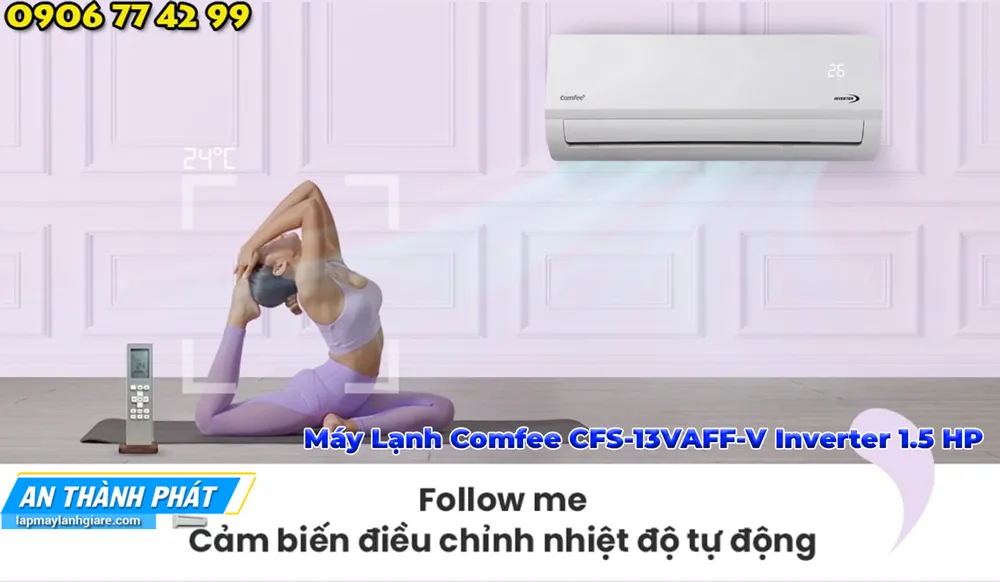 Máy Lạnh Comfee CFS-13VAFF-V Inverter 1.5 HP