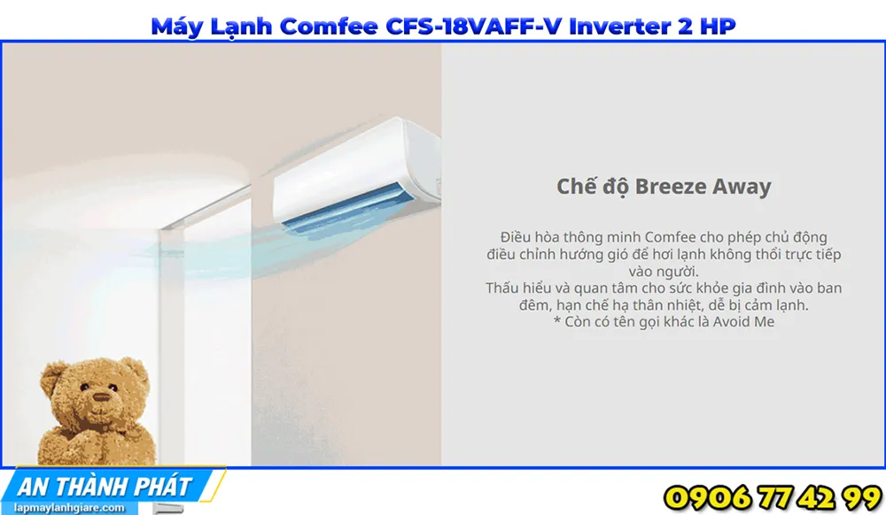 Máy Lạnh Comfee CFS-18VAFF-V Inverter 2 HP