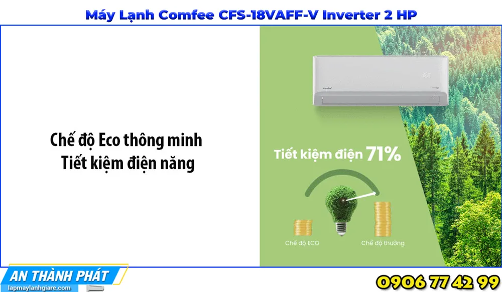 Máy Lạnh Comfee CFS-18VAFF-V Inverter 2 HP
