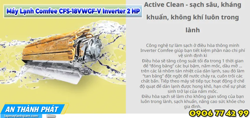 Máy Lạnh Comfee CFS-18VWGF-V Inverter 2 HP