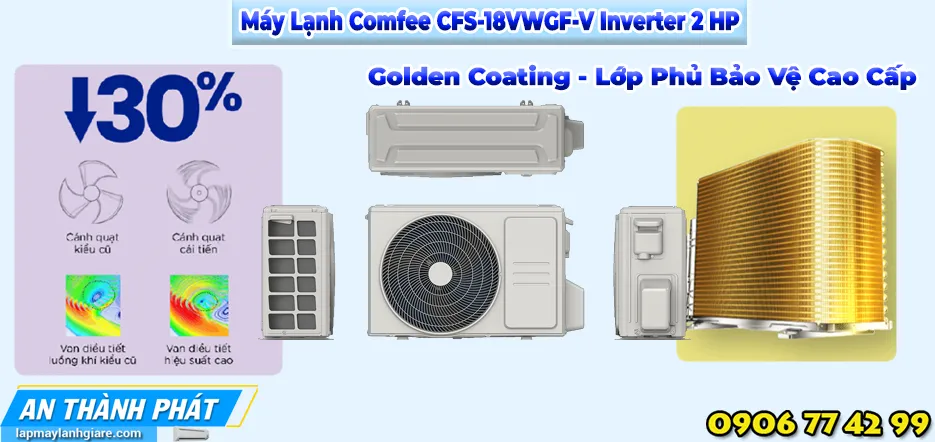 Máy Lạnh Comfee CFS-18VWGF-V Inverter 2 HP